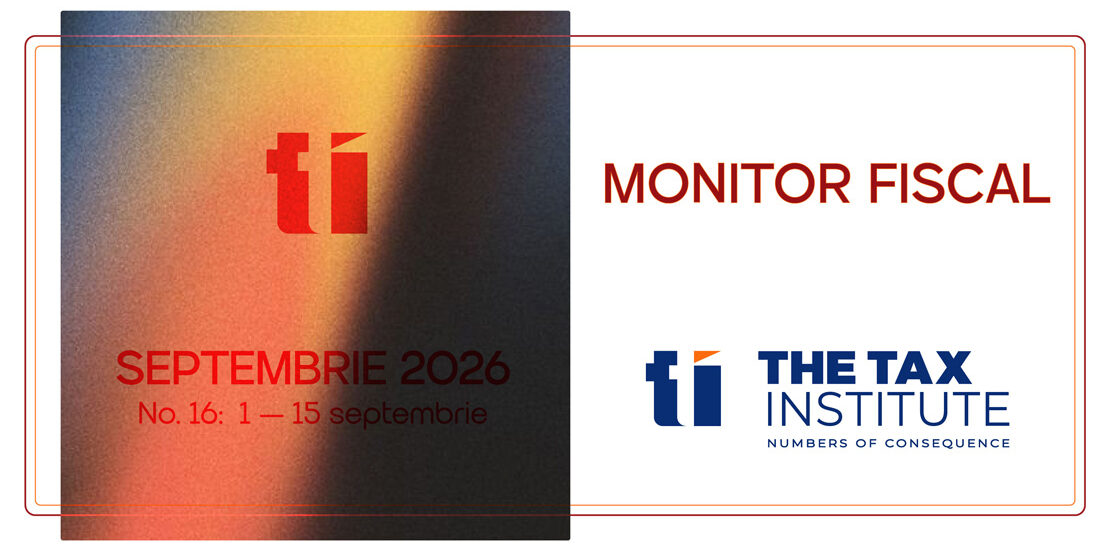 MONITOR FISCAL – No. 16 – SEPTEMBRIE 2026